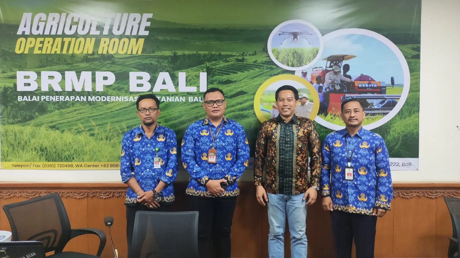 Kegiatan lapangan bersama mitra pertanian